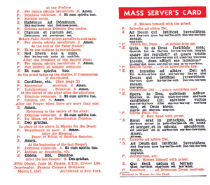 Mass Server's Card