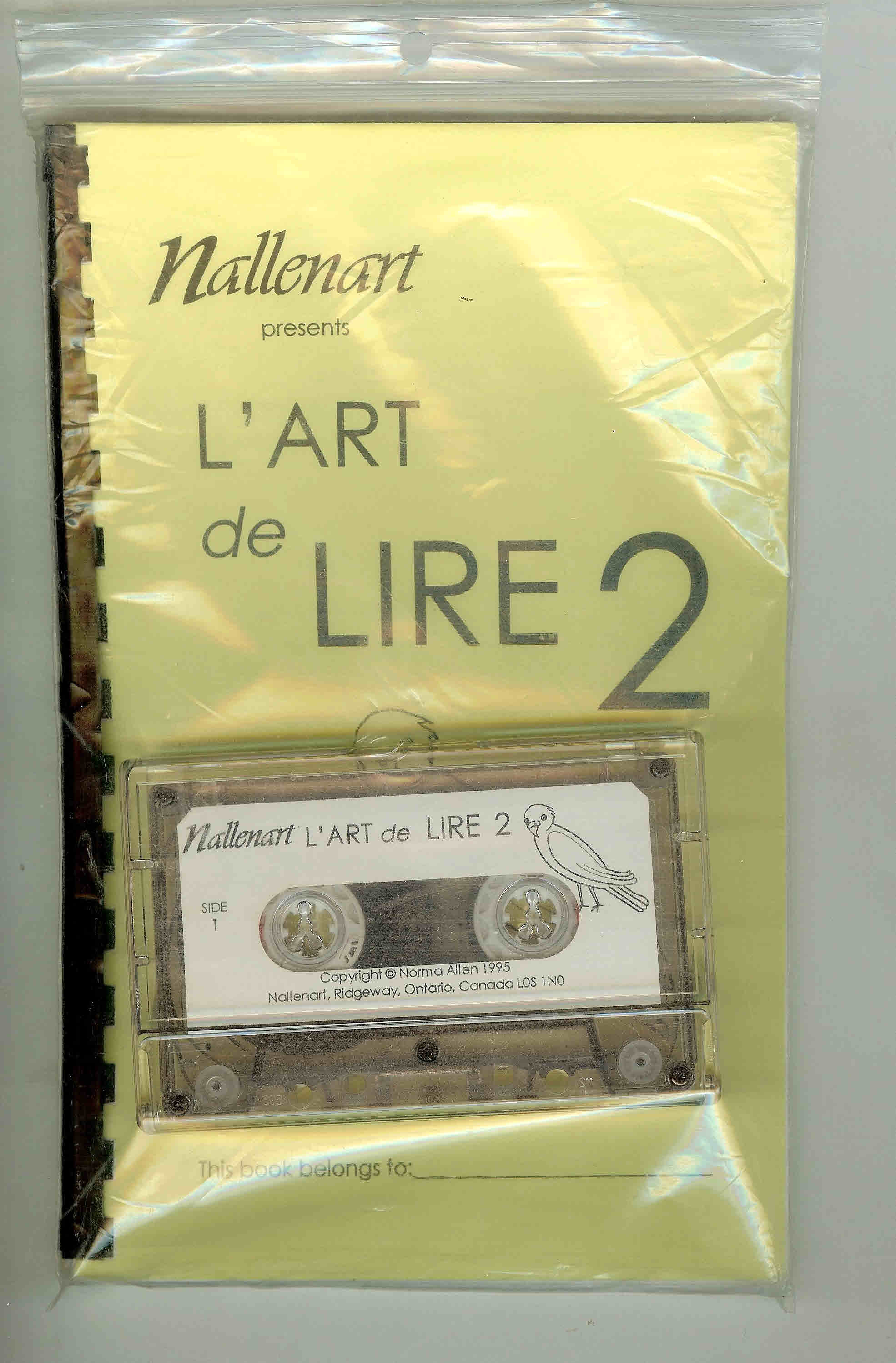 L Art de LIRE Level 2-6 SET workbooks and cassettes